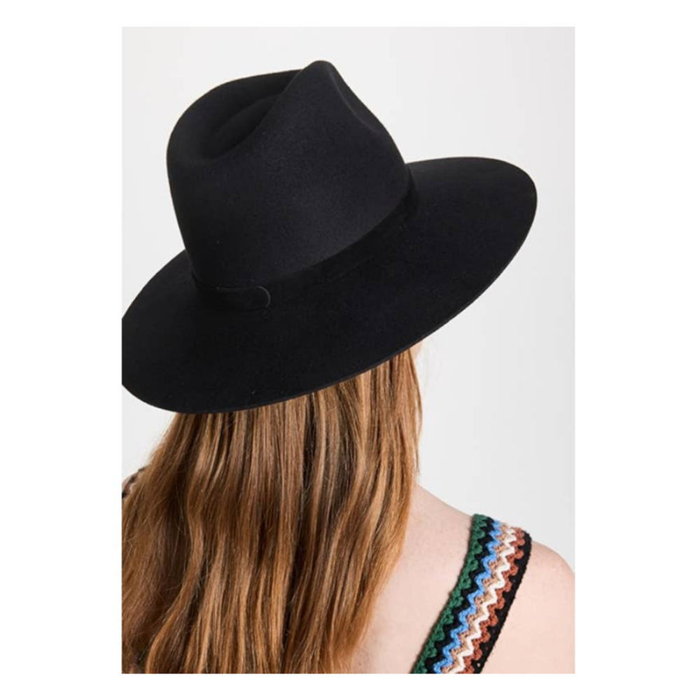 Lack Of Color The Grove Hat Black Wool Size Large 59cm